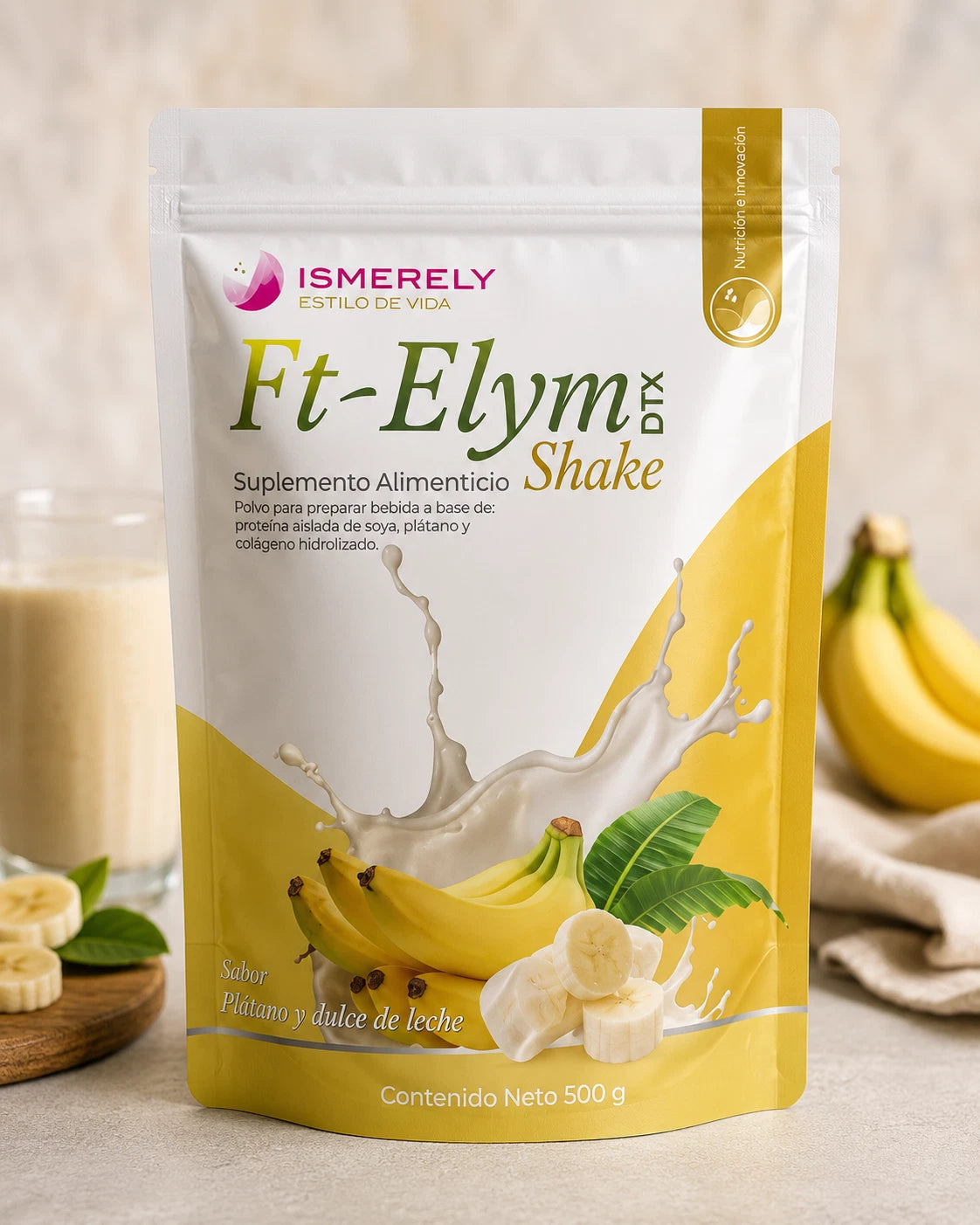 FT-ELYM DTX SHAKE Sabor plátano